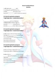 English Worksheet: Soundtrack from The Little Prince