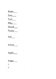 English Worksheet: Jolly Phonics