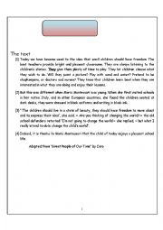 English Worksheet: 1st term test