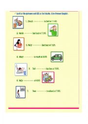 English Worksheet: present simple