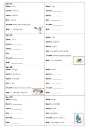 English Worksheet: Conversation Practice