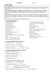 English Worksheet: Present Perfect 