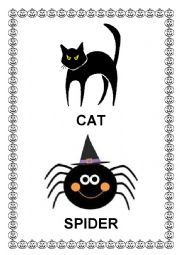 halloween flashcards