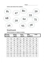 NUMBER PRACTICE 1-100