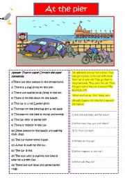 English Worksheet: Describe the picture