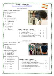 English Worksheet: Buying a train ticket