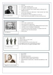 English Worksheet: 7 clues game (2)