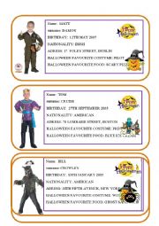 halloween conversation cards