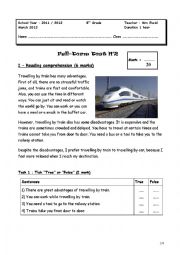 English Worksheet: full term test 