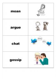 English Worksheet: Personal qualities matching game