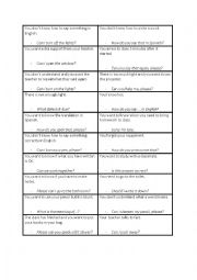 English Worksheet: quiz quiz trade classroom questions