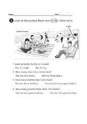 English Worksheet: 2nd grade Test