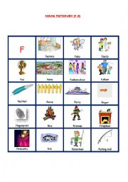 English Worksheet: NOUNS PICTIONARY 4