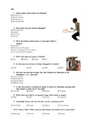 English Worksheet: 12 years a slave