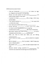 Reflexive Pronouns Worksheet