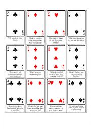 PLAYING CARDS GAMES ADVANCED LEVEL