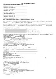 English Worksheet: quiz for elementary students