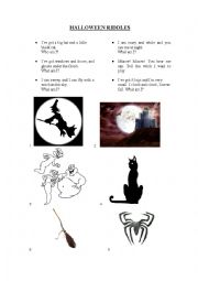 English Worksheet: Halloween activities (4th grade)