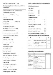 English Worksheet: Money and Evil