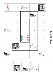 Game of the goose - boardgame - template