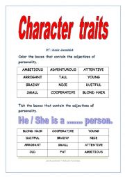 character traits