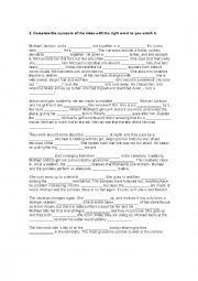 English Worksheet: Thriller