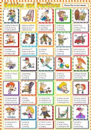 English Worksheet: Hobbies and Pastimes