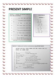 PRESENT SIMPLE WORKSHEET