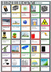 English Worksheet: ENERGY