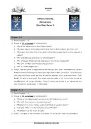 English Worksheet: Anthony Horowitz 