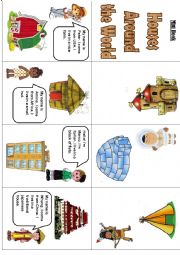 English Worksheet: Houses around the world