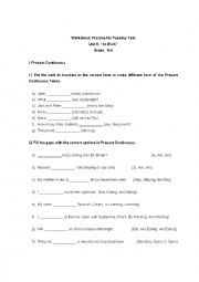 worksheet 3rd grade