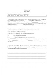 English Worksheet: Worksheet about geniuses