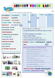 English Worksheet: Airport