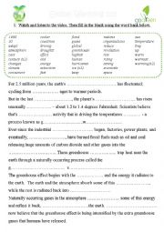 English Worksheet: Global warming 101