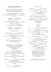 English Worksheet: Simple Present Tense with songs 