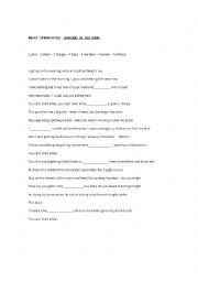 English Worksheet: DANCING IN THE DARK - Bruce Springsteen