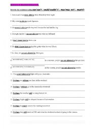 English Worksheet: Sentence transformation