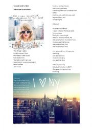 English Worksheet: TAYLOR SWIFT 