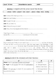 English Worksheet: London wonders worksheet