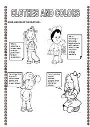 English Worksheet: Clothes