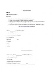 English Worksheet: Buying a train ticket