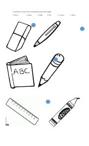 school objects