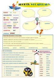 English Worksheet: Sports Vocabulary