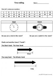 Time Telling Beginner ESL