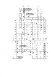 English Worksheet: Crosswords for pairwork FAMILY LIFE