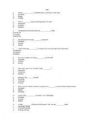 indefinite Pronouns TEST