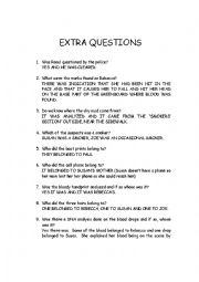 English Worksheet: Cracking the case: extra information for the CSI project