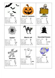 English Worksheet: Halloween - speaking for beginners+ and lower intermediates 40 minutes 