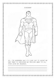 English Worksheet: SUPERMAN